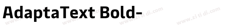 AdaptaText Bold字体转换 AdaptaText Bold字体转换